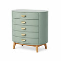 Light Green Curved Drawer Chest
