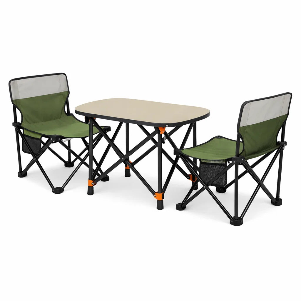 Green Table and Chair Set